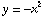 y = -x^2