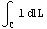 ∫_C^ 1L
