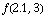 FormBox[RowBox[{f, (, RowBox[{2.1, ,, 3}], )}], TraditionalForm]