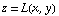 z = L(x, y)